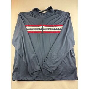 Puma Volition America Mens Pullover Quarter Zip Long Sleeve Shirt Size XL